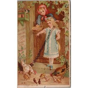Vintage Boschee's German Syrup Advertising Trade Card PB23
